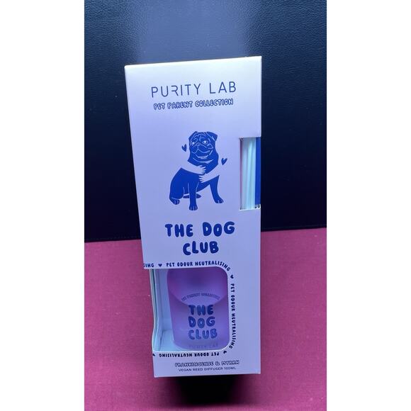 Purity Lab The Dog Club Pet Odor Neutralizer Non Toxic Reed Diffuser New In Box - Picture 1 of 7